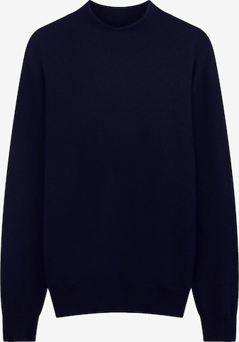GOBI Cashmere - Jersey 'Men's Timeless Mock Neck Cashmere Sweater' en azul: frente