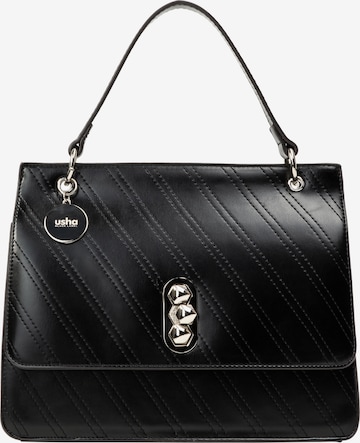 usha BLACK LABEL Handbag in Black: front