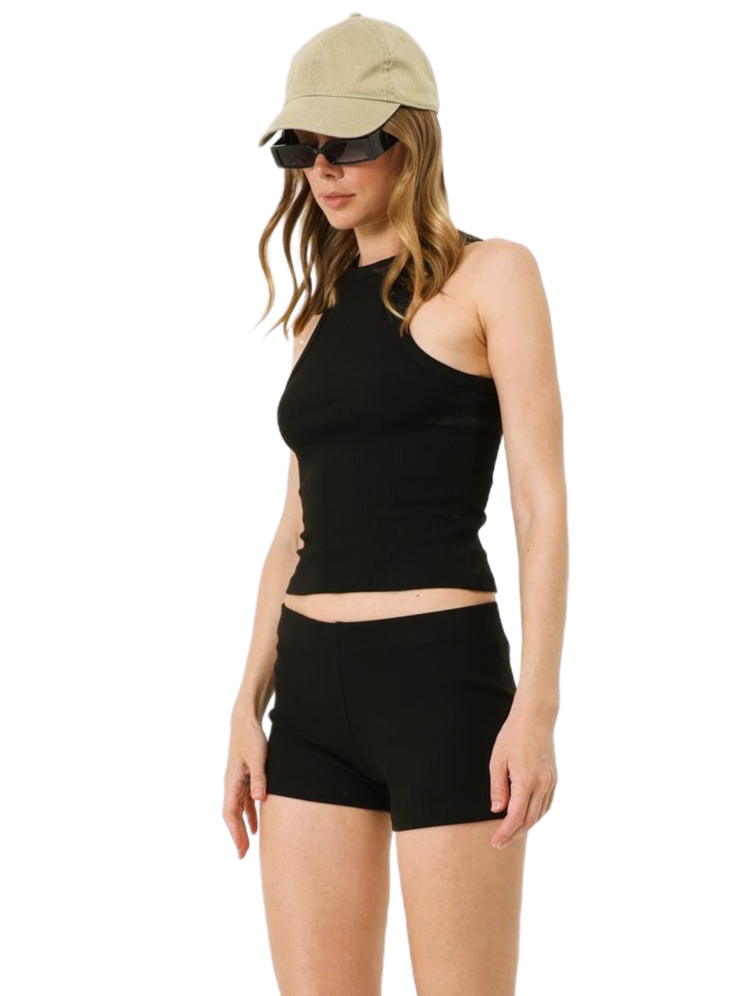 C&City Skinny Leggings in Black: front