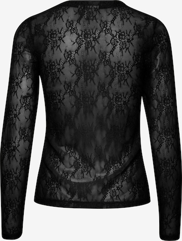 Camicia da donna 'JOURNEE' di ICHI in nero