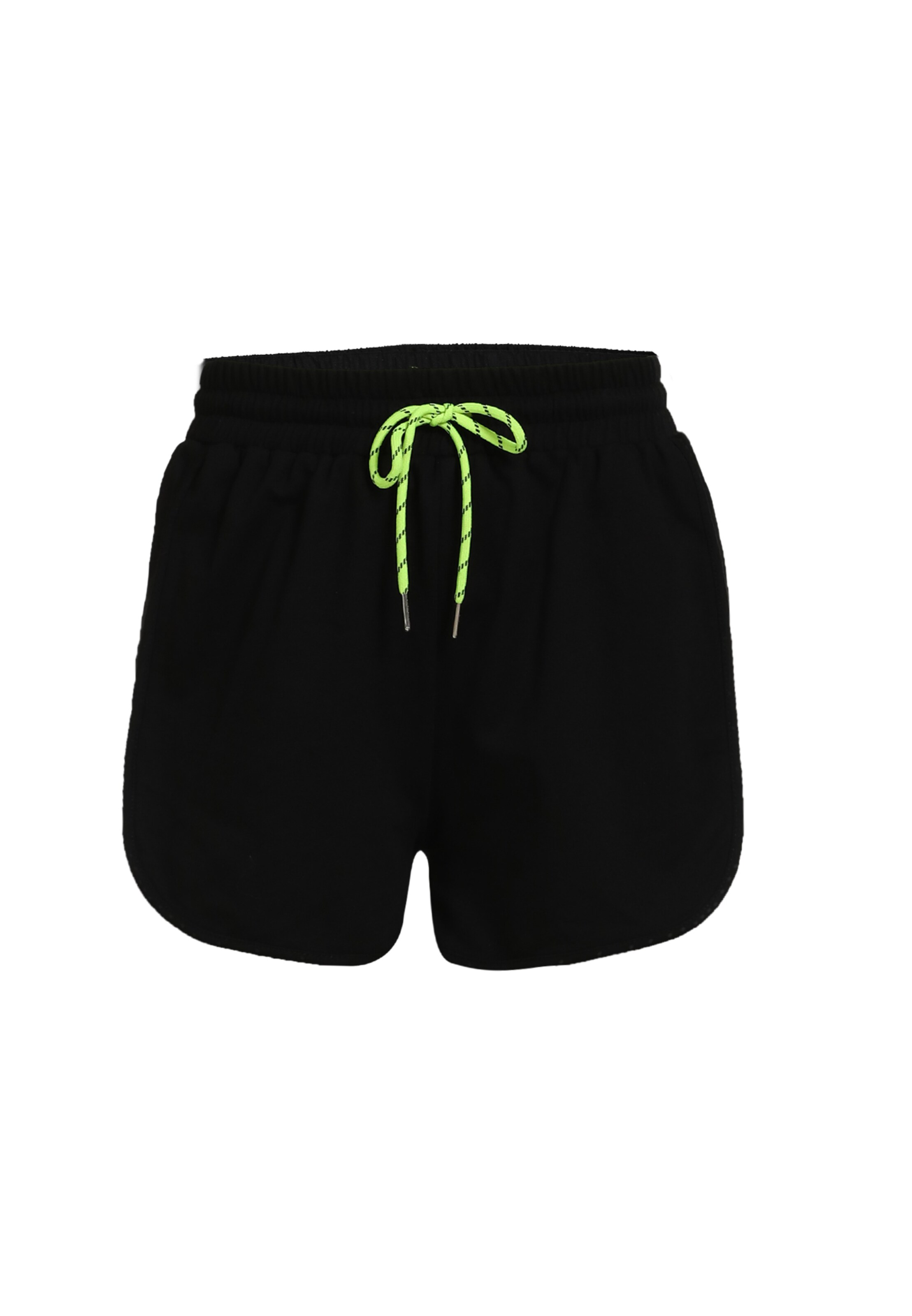 melns myMo ATHLSR Standarta Sporta bikses: no priekšpuses