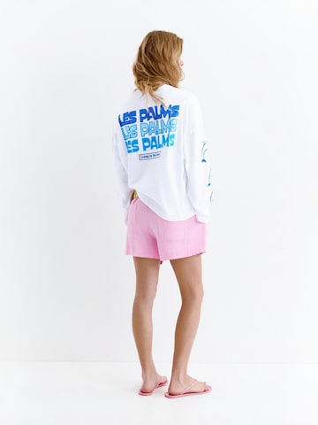 Pull&Bear Paita värissä valkoinen