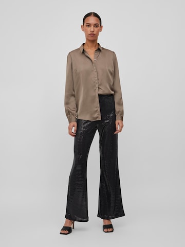 VILA Flared Pants 'Feste' in Black