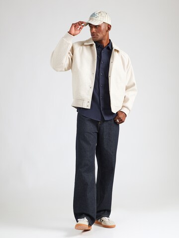 G-STAR Slim fit Button Up Shirt 'Marine' in Blue