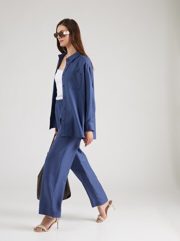 MSCH COPENHAGEN Wide leg Broek 'Disa' in Blauw