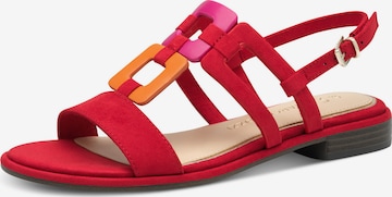 MARCO TOZZI Sandalen met riem in Rood: voorkant