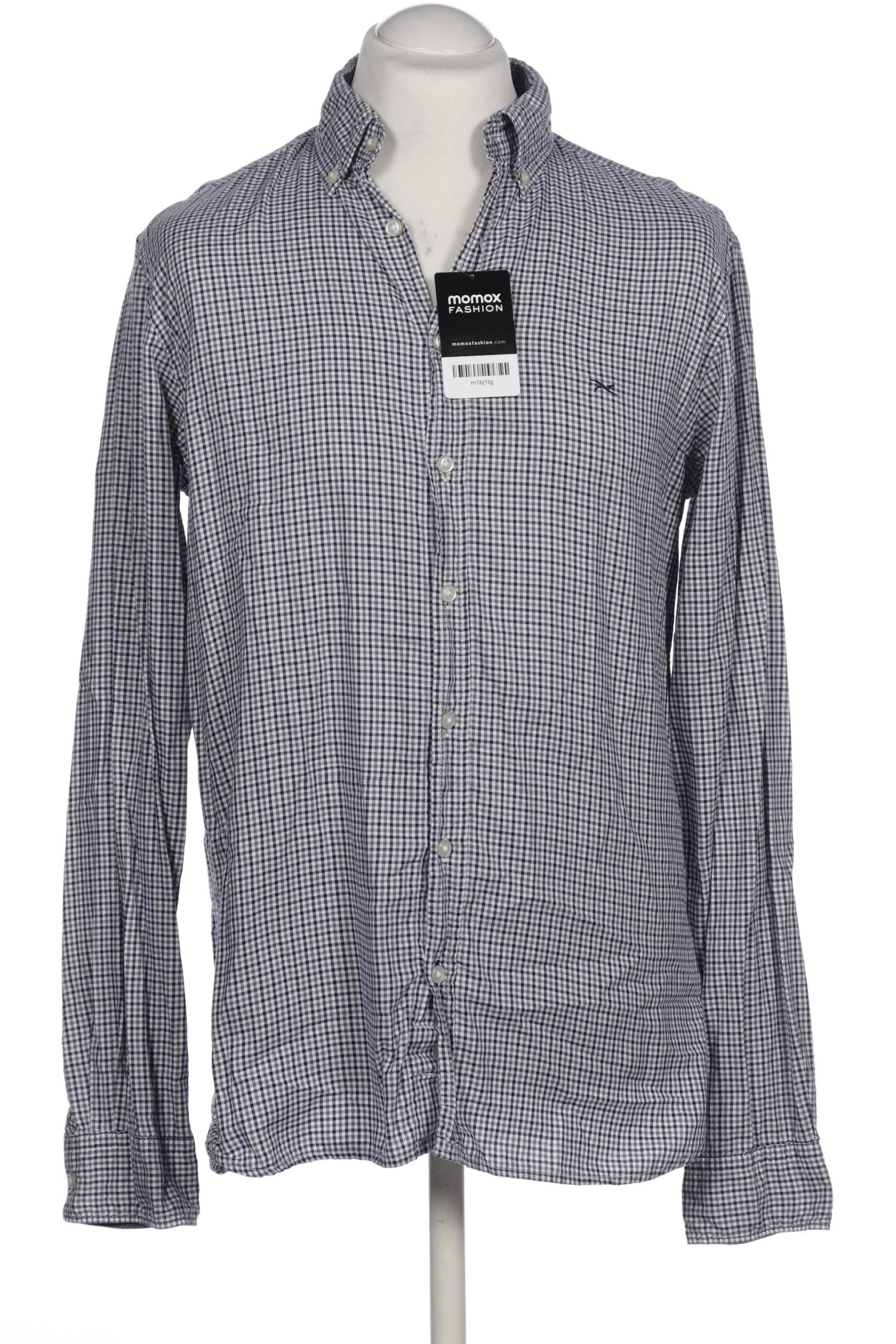 BRAX Button Up Shirt in M in Grey: front