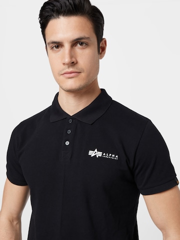 ALPHA INDUSTRIES Shirt in Schwarz