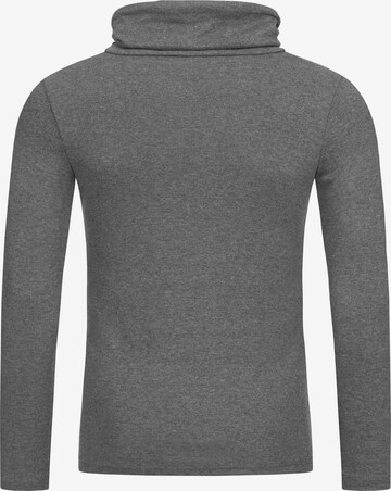 Redbridge Pullover Santa Rosa mit hohem Kragen in Grau