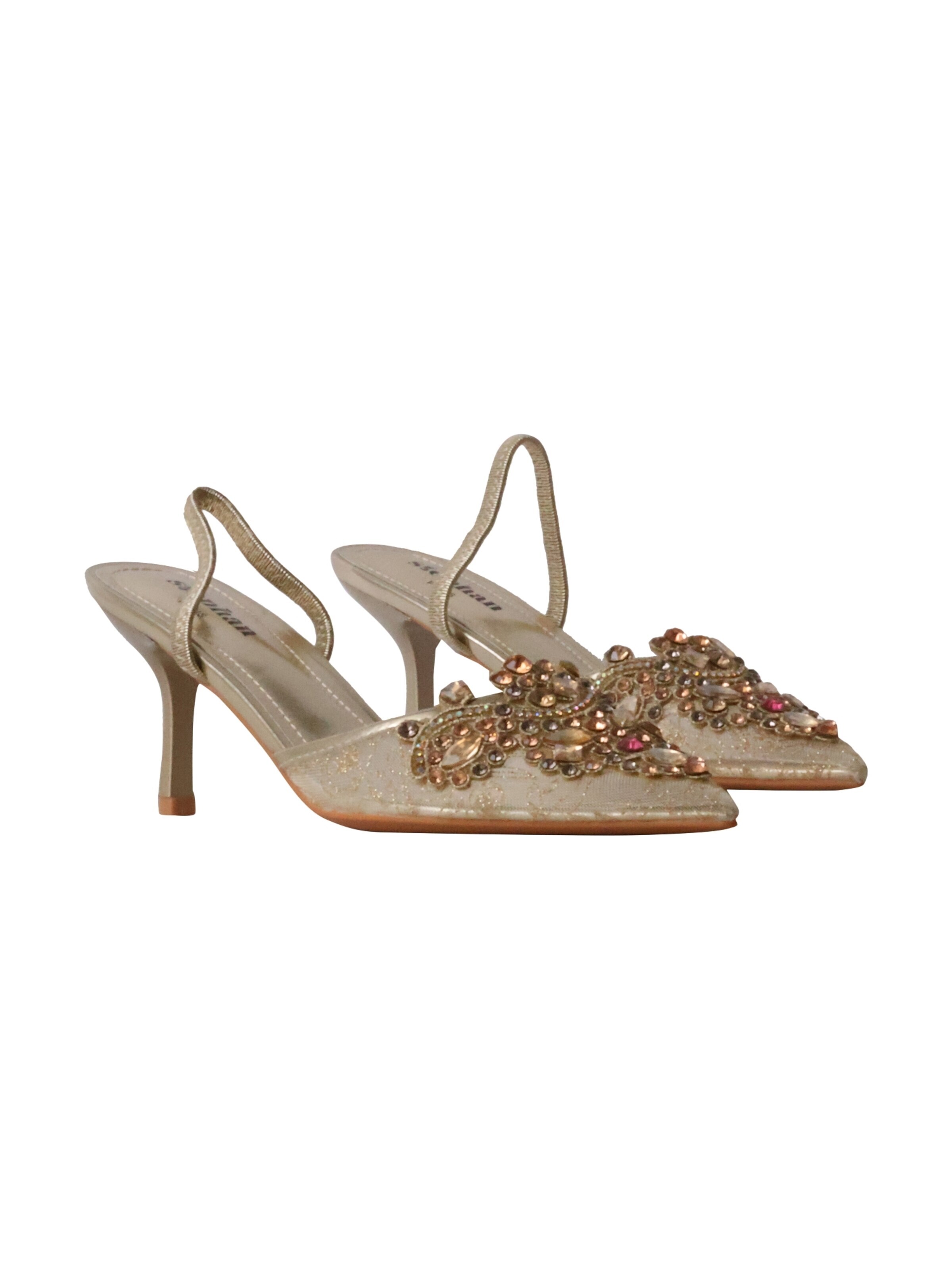 Stephan - Zapatos con plataforma 'Pumps zum Hineinschlüpfen' en oro