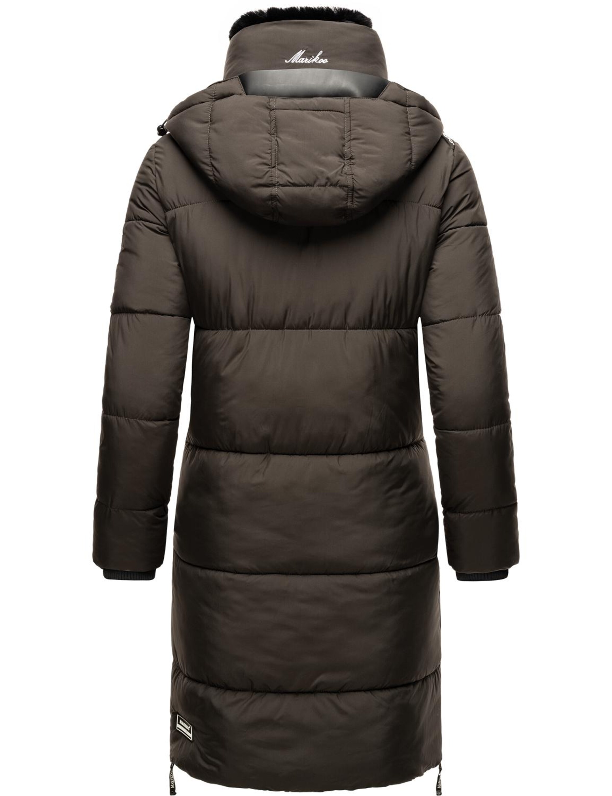 MARIKOO Зимнее пальто в Серый