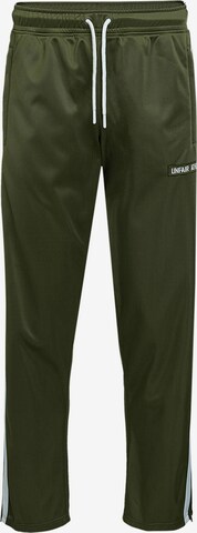 Unfair Athletics Workout Pants in Green: front