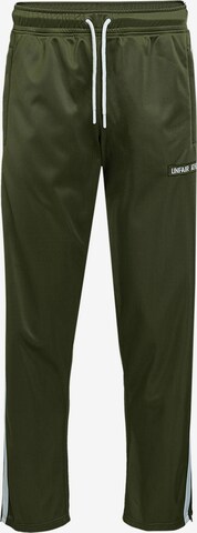 regular Pantaloni sportivi di Unfair Athletics in verde: frontale