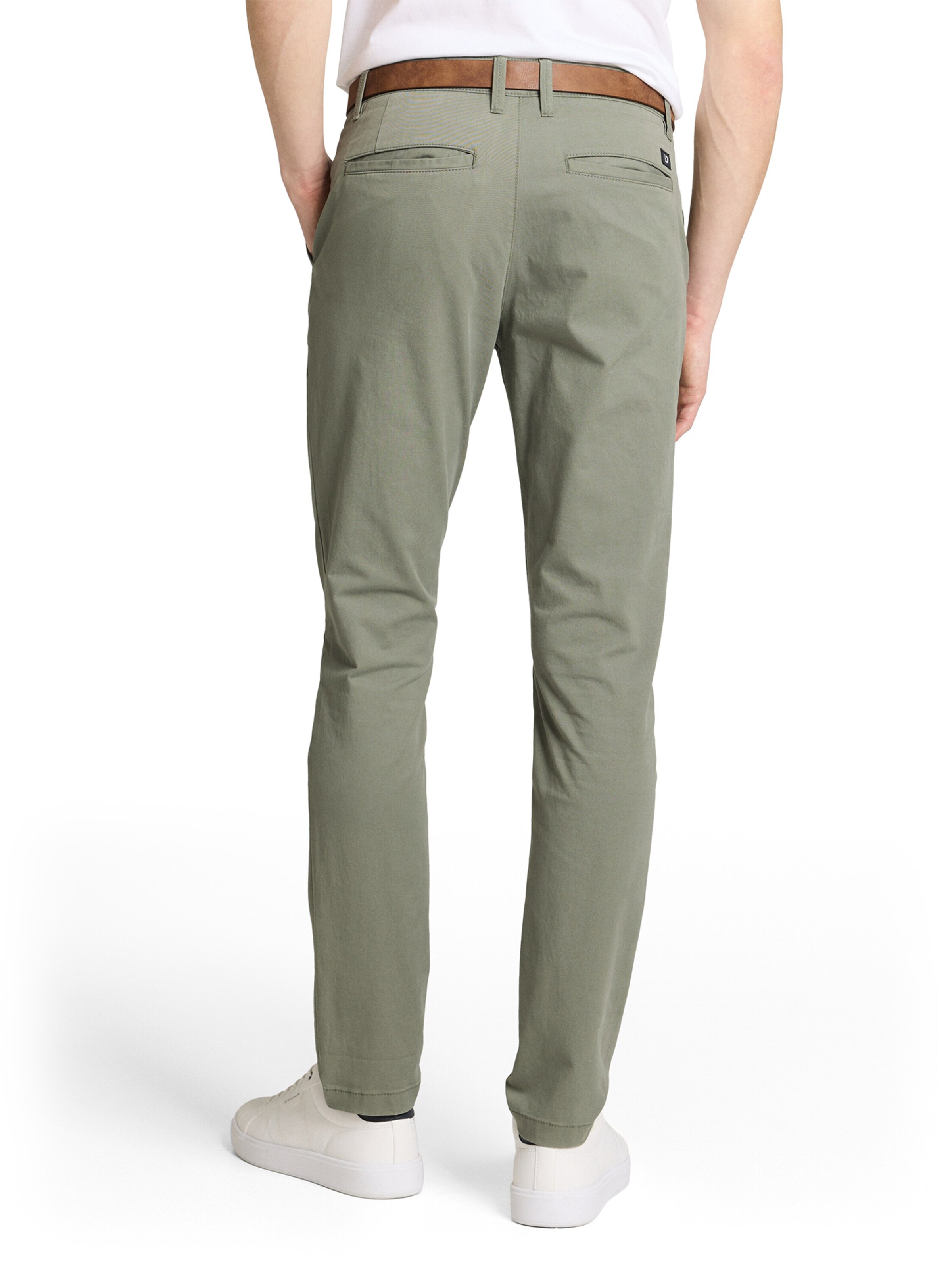 TOM TAILOR DENIM Slim fit Chino Pants in Green