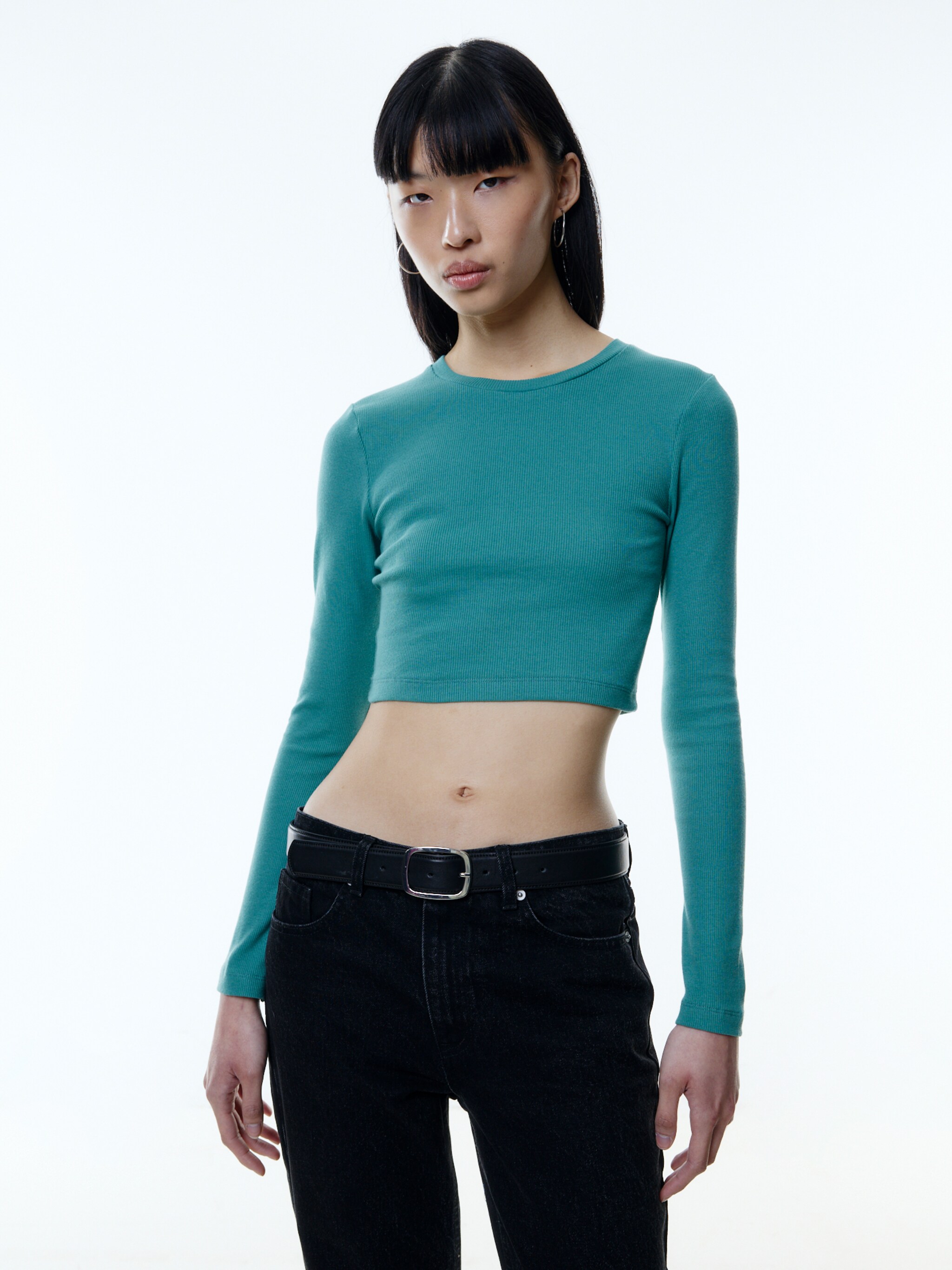 EDITED Produkte Shirt 'Oxana' grĂ¼n