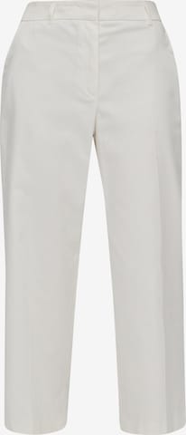 Bootcut Pantalon à plis s.Oliver en blanc : devant