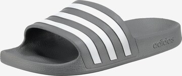 ADIDAS SPORTSWEAR Beach & swim shoe 'Adilette Aqua' in Grey: front