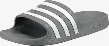 ADIDAS SPORTSWEAR Beach & Pool Shoes 'Adilette Aqua' in Grey: front