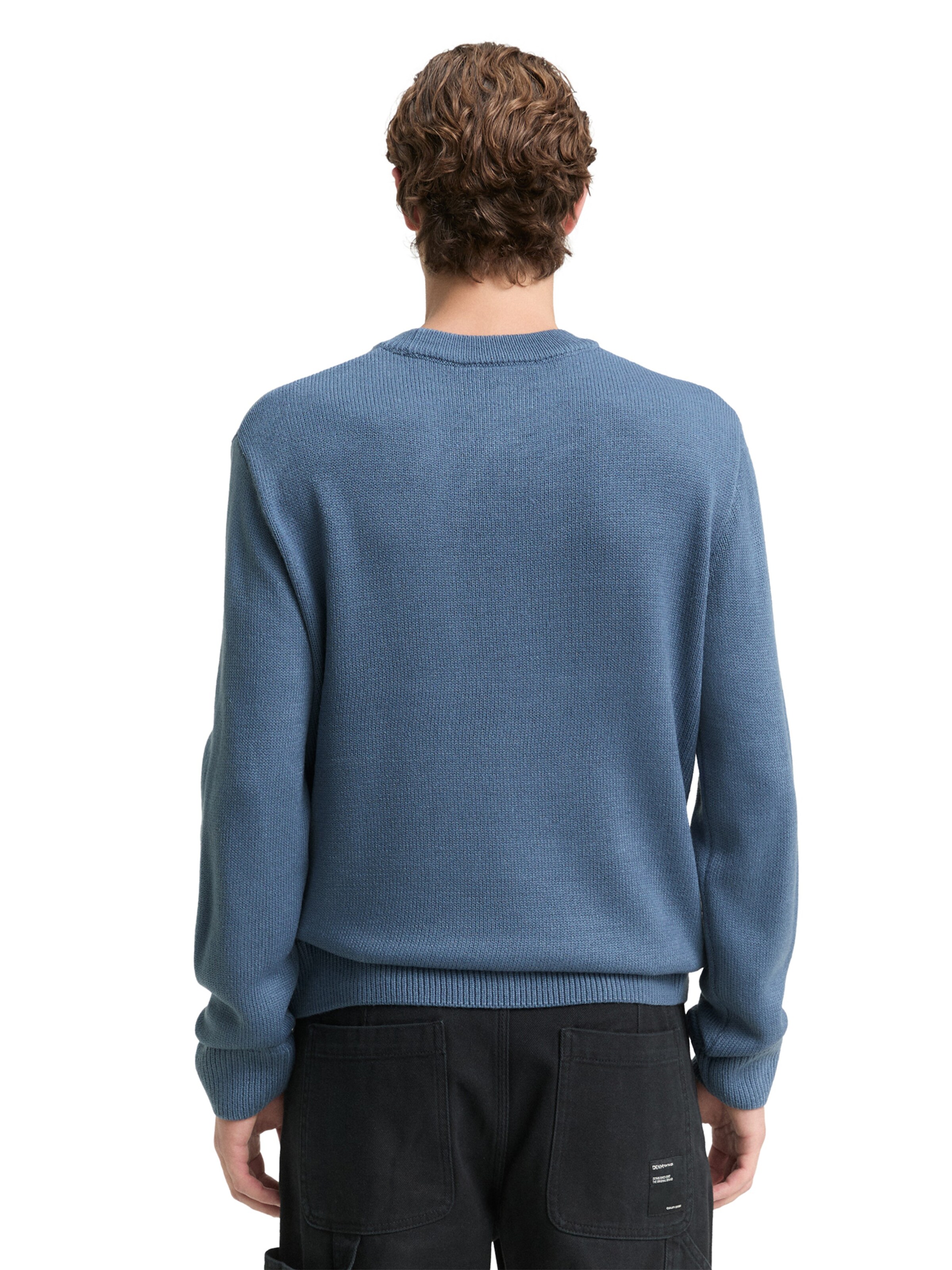 TOM TAILOR DENIM Svetr – modrá