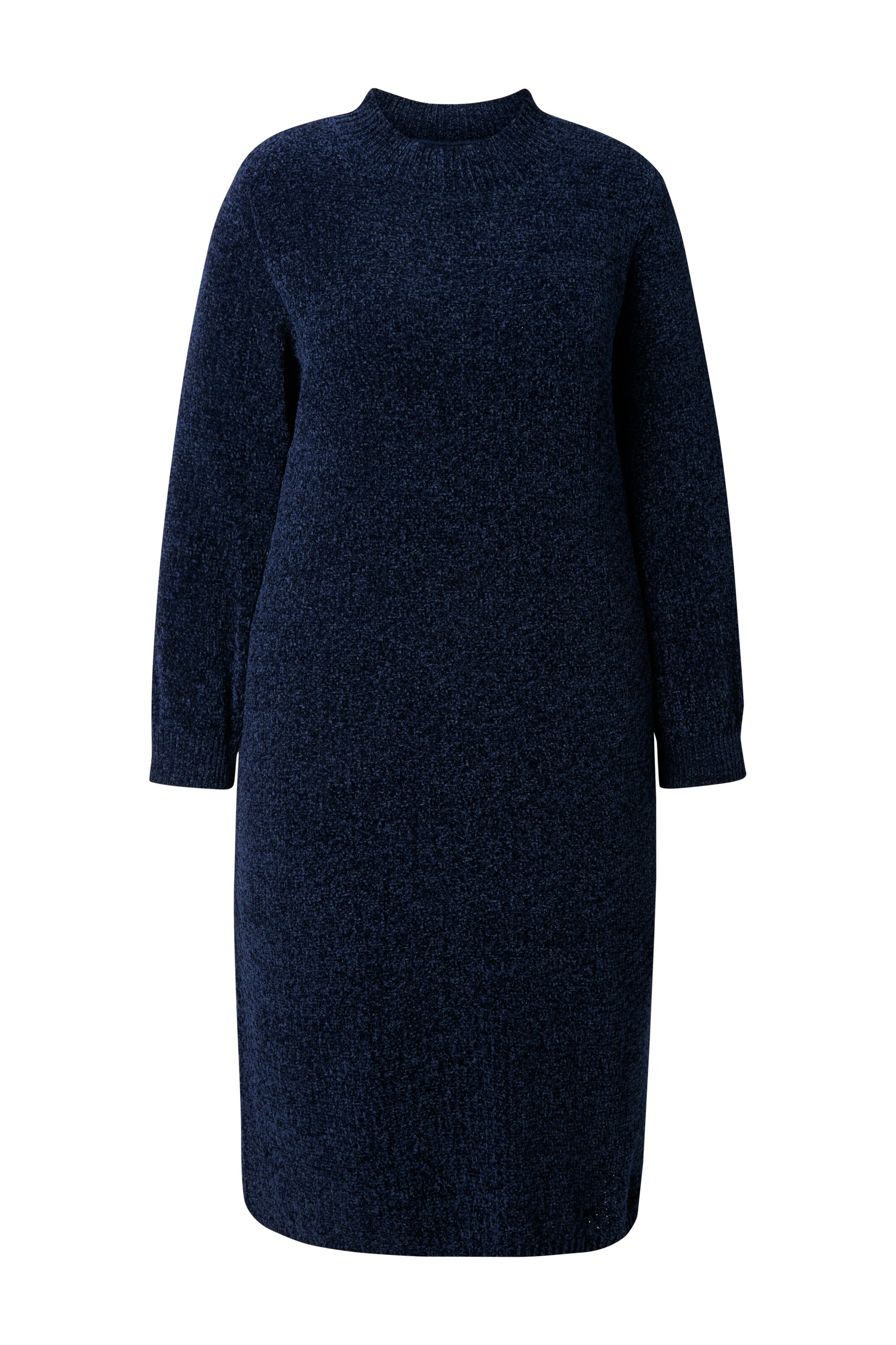 Ulla Popken Strickkleid in Blau: Vorderseite