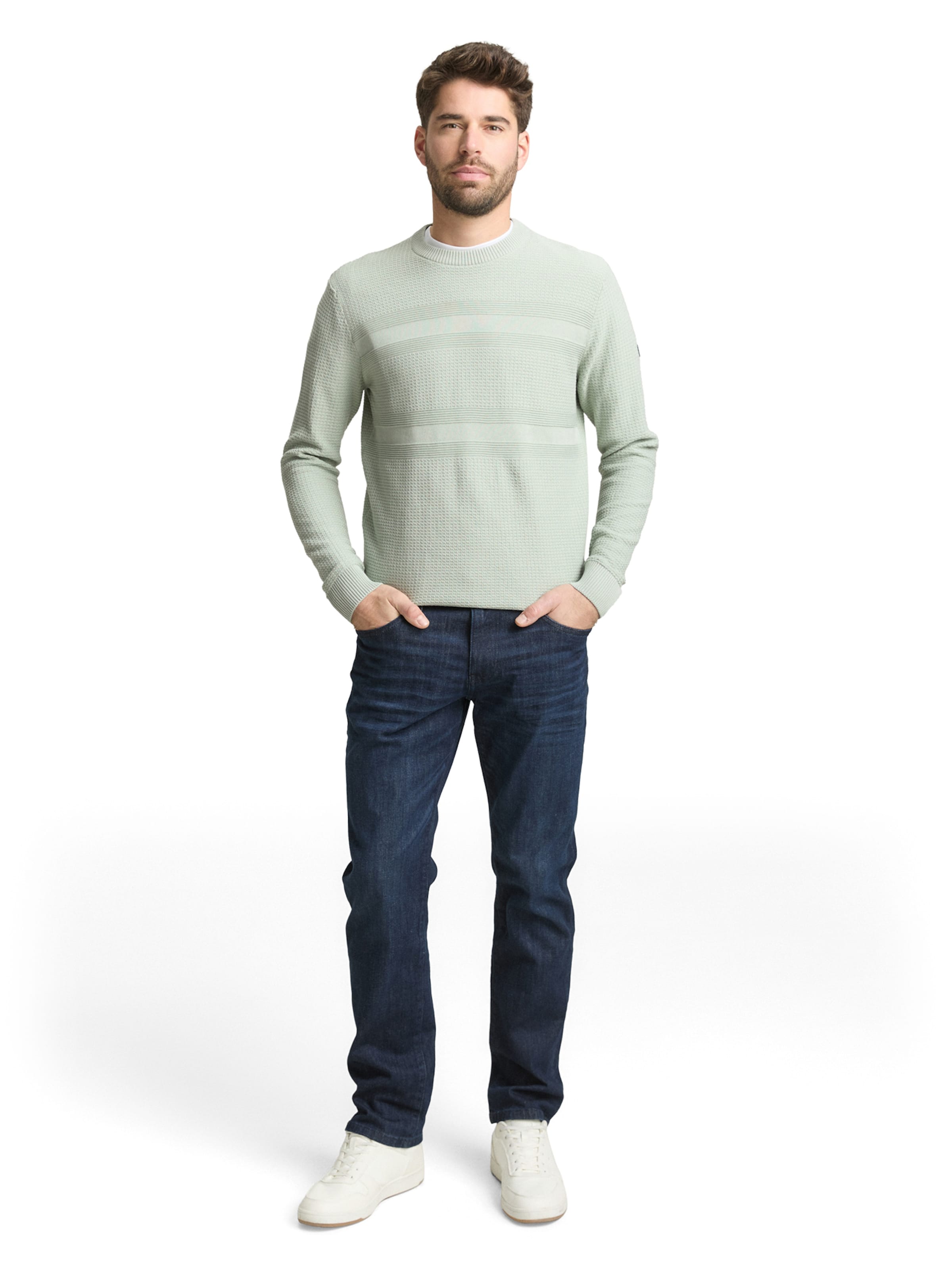 Pulover de la TOM TAILOR pe verde