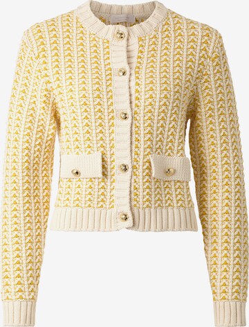 Rich & Royal Knit Cardigan in Yellow: front