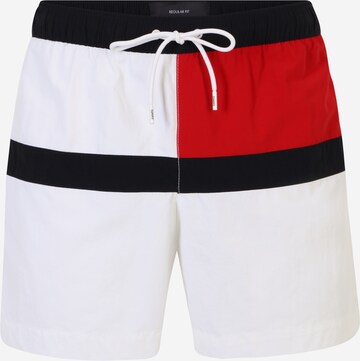 Șorturi de baie de la Tommy Hilfiger Underwear pe alb: față