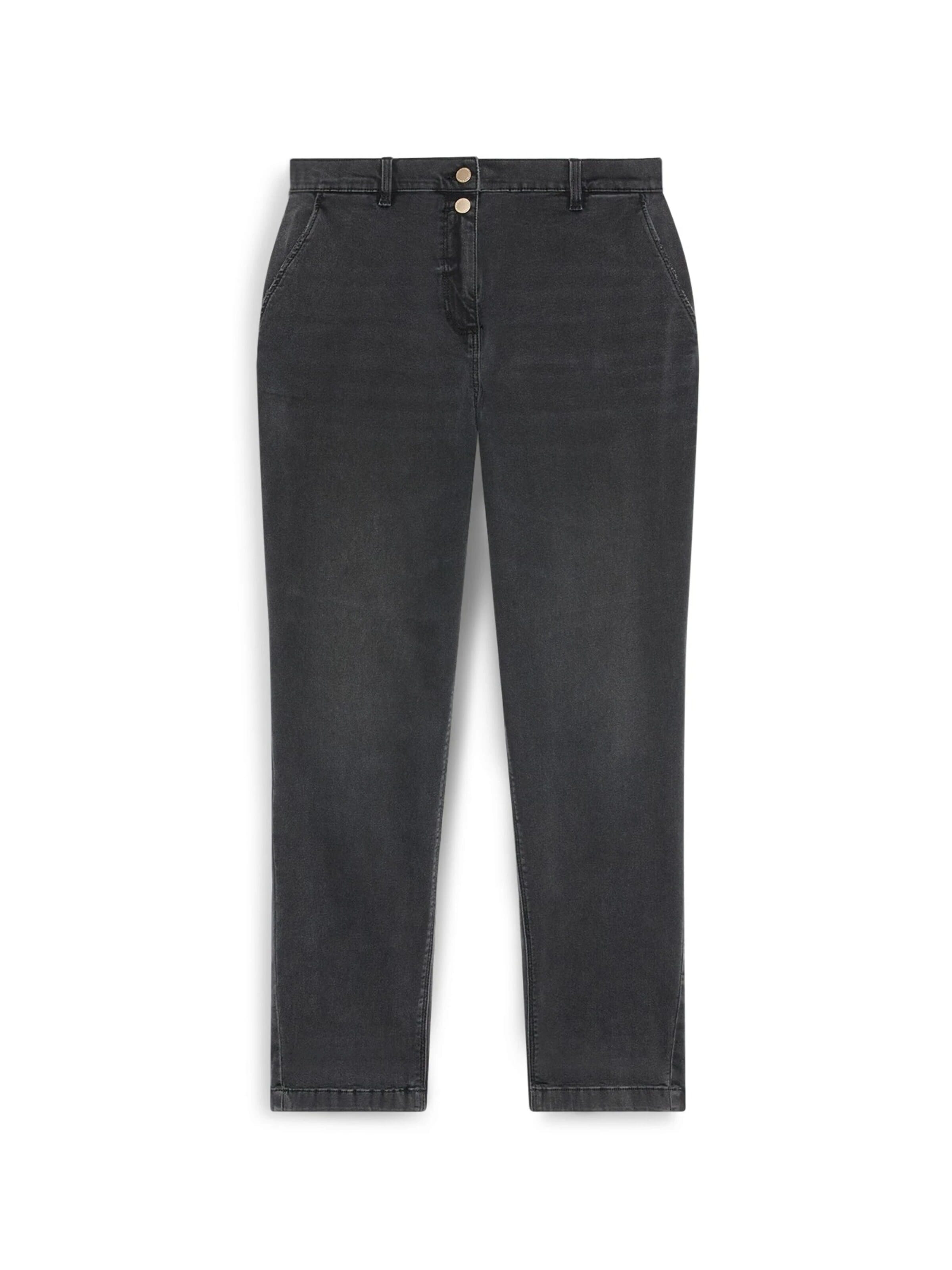 Fiorella Rubino Regular Jeans in Zwart: voorkant