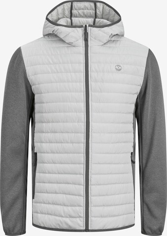 Coupe regular Veste mi-saison JACK & JONES en gris : devant