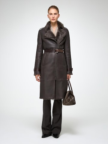 V S P Vinterfrakke 'Lyza' i brun