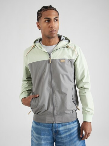 Iriedaily Between-season jacket 'Auf Deck' in Green: front