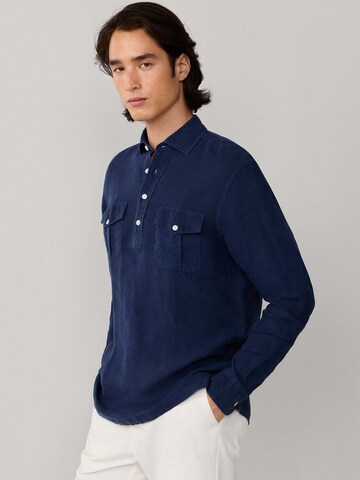 Coupe regular Chemise 'Heritage' Hackett London en bleu