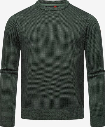 Ragwear Sweter 'Larrs' w kolorze zielony: przód