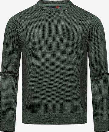 Ragwear Sweater 'Larrs' in Green: front