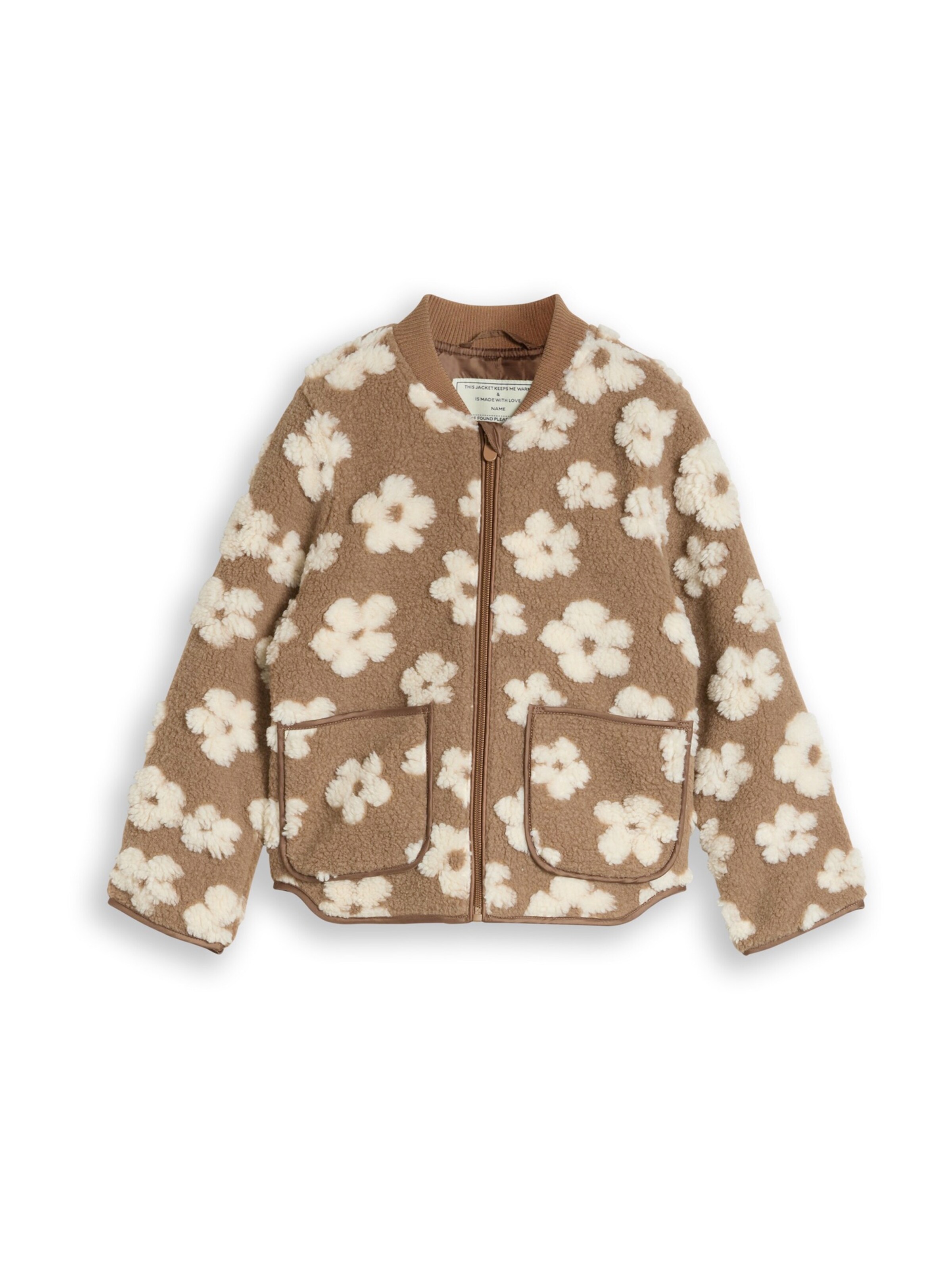 TOM TAILOR Between-season jacket in Brown: front