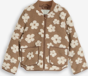 TOM TAILOR Between-season jacket in Brown: front