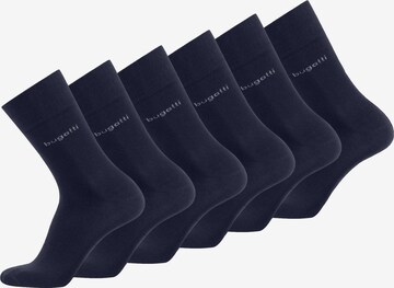 bugatti Socks in Blue: front