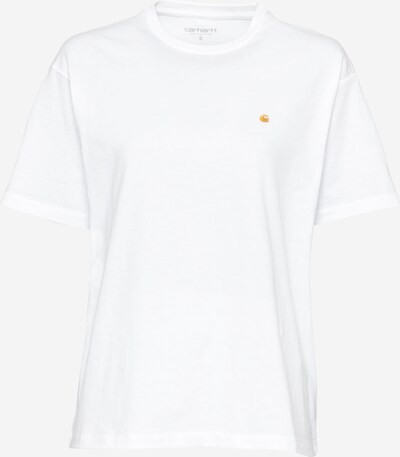 Carhartt WIP Тениска 'Chase' в злато / бяло, Преглед на продукта