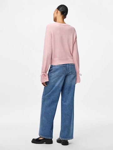 PIECES Cardigan 'PCSmilla' i pink