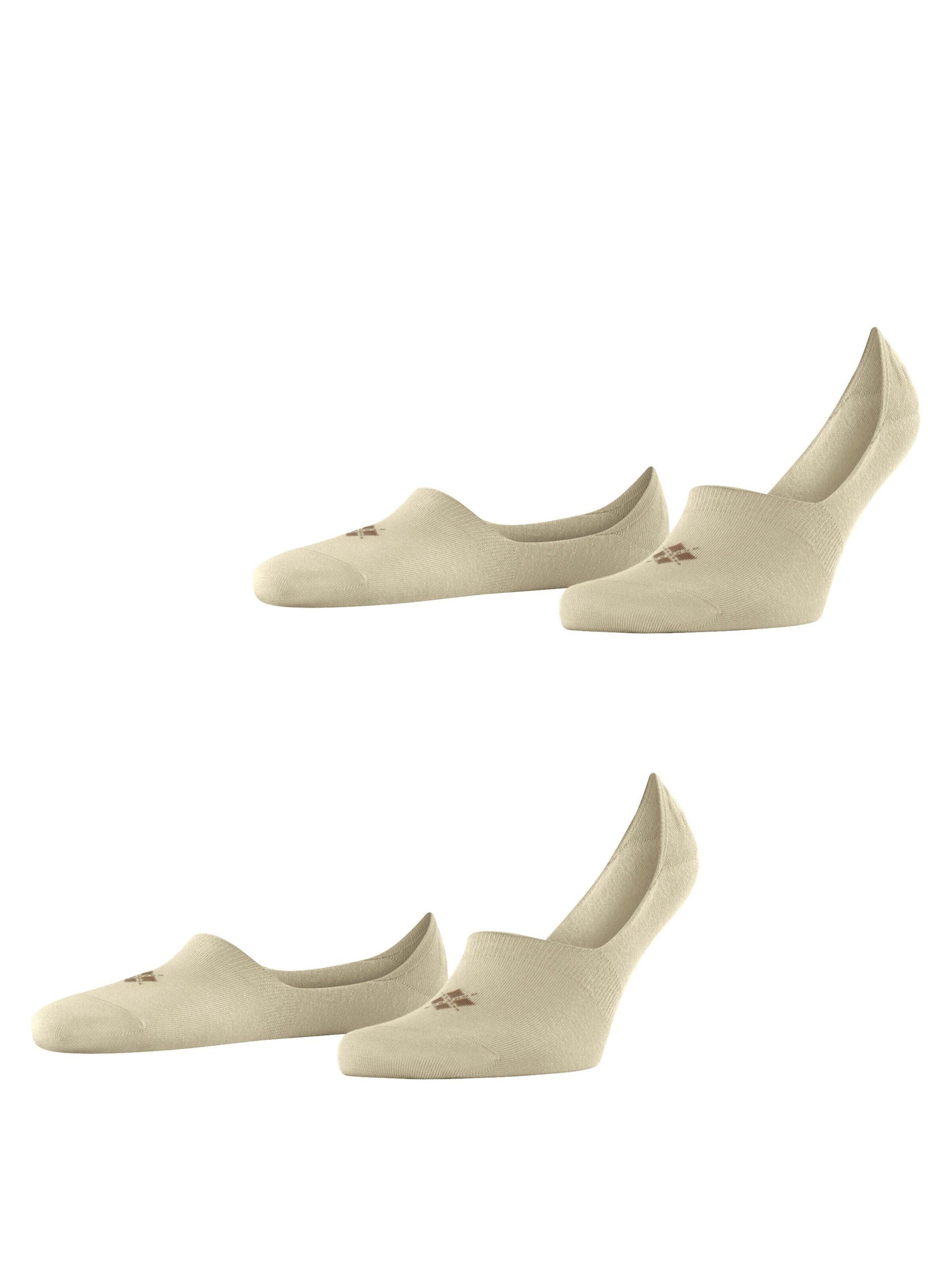 BURLINGTON Ankle Socks 'Everyday 2-Pack' in Beige: front