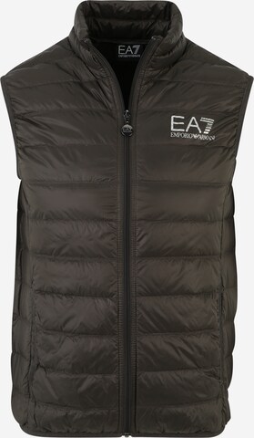 Gilet di EA7 Emporio Armani in marrone: frontale