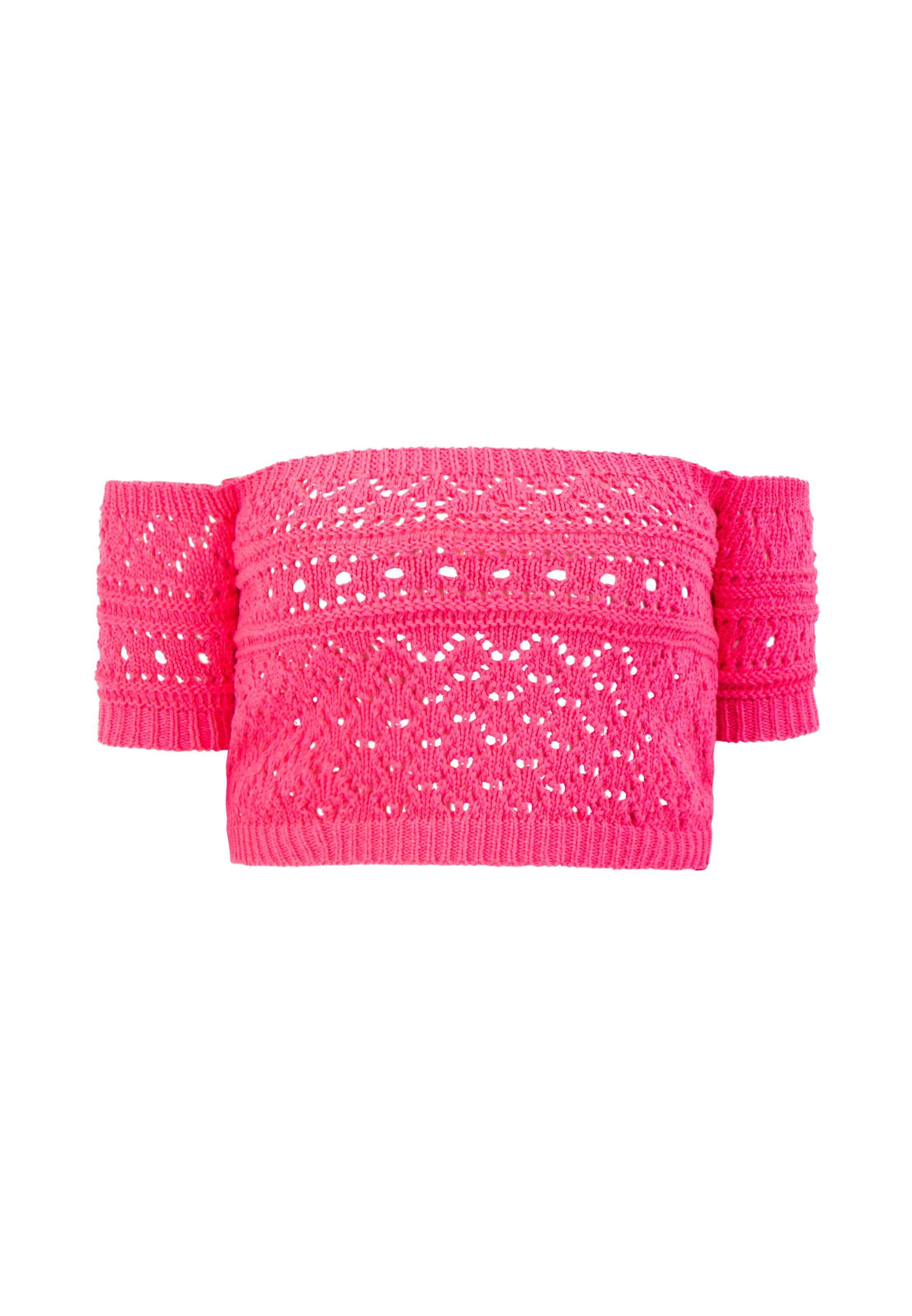 MYMO - Top de punto en rosa: frente