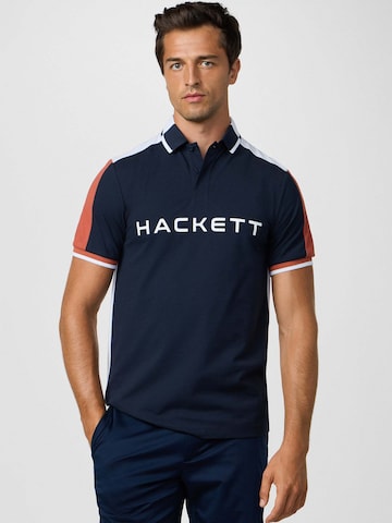 Hackett London Poloshirt in Blau: Vorderseite