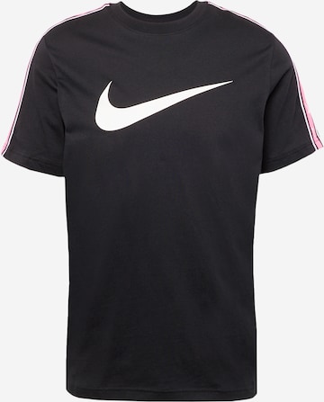 Nike Sportswear - Camiseta en negro: frente