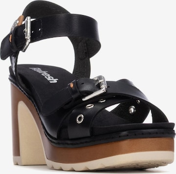 Refresh - Sandalias en negro: frente