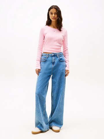 T-shirt Tommy Jeans en rose