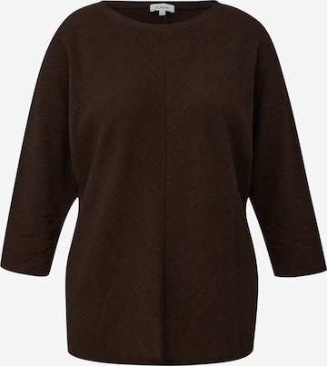 T-shirt s.Oliver CURVE en marron : devant