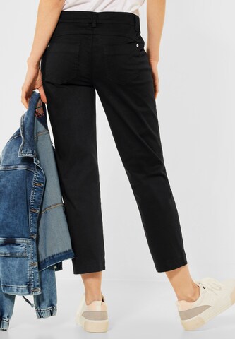 STREET ONE Slimfit Broek in Zwart