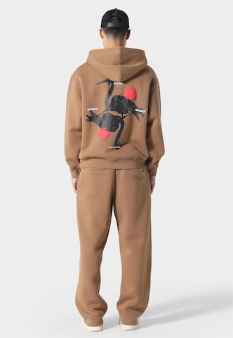 Felpa 'Crane' di Irasuto Studios in marrone