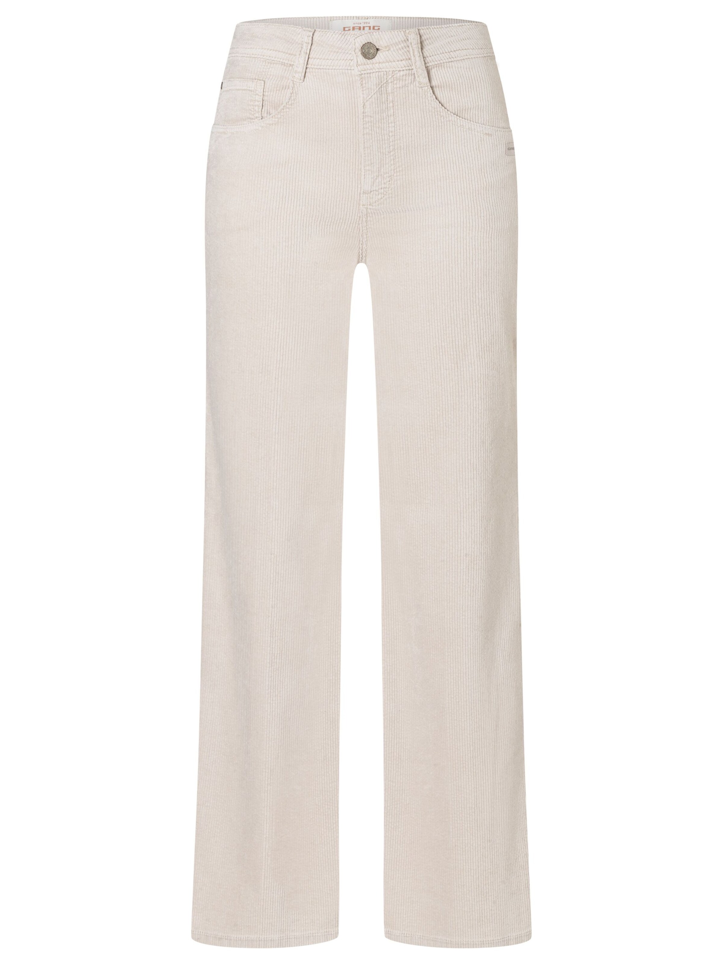 Gang Regular Hose '94AMELIE WIDE' in Weiß: Vorderseite